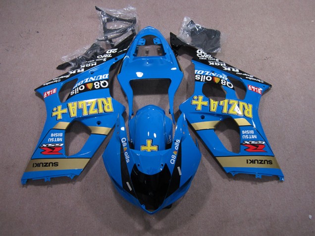 Carenado Moto Suzuki GSXR 1000 K3 2003-2004 - Azul Rizla Q8 Oils Carenado Moto Suzuki GSXR 1000 K3 2003-2004 - Azul Rizla Q8 Oils