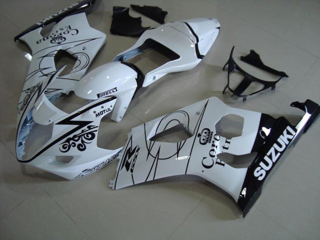 Carenado Moto Suzuki GSXR 1000 K3 2003-2004 - Blanco Corona Carenado Moto Suzuki GSXR 1000 K3 2003-2004 - Blanco Corona