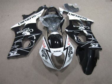 Carenado Moto Suzuki GSXR 1000 K3 2003-2004 - Negro Blanco Corona Extra Motul