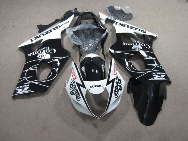 Carenado Moto Suzuki GSXR 1000 K3 2003-2004 - Negro Blanco Corona Extra Motul Carenado Moto Suzuki GSXR 1000 K3 2003-2004 - Negro Blanco Corona Extra Motul