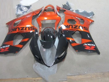 Carenado Moto Suzuki GSXR 1000 K3 2003-2004 - Negro Naranja
