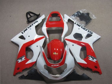 Carenado Moto Suzuki GSXR 1000 K3 2003-2004 - Rojo Blanco