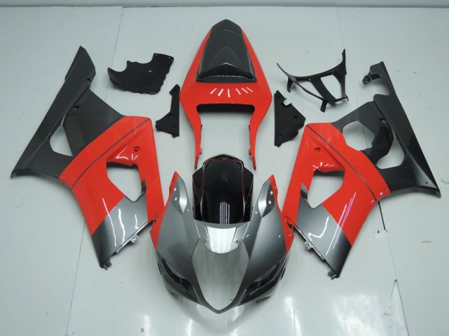 Carenado Moto Suzuki GSXR 1000 K3 2003-2004 - Rojo & Gris Carenado Moto Suzuki GSXR 1000 K3 2003-2004 - Rojo & Gris