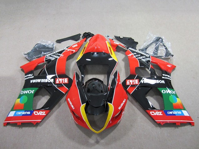 Carenado Moto Suzuki GSXR 1000 K3 2003-2004 - Rojo Verde Negro Carenado Moto Suzuki GSXR 1000 K3 2003-2004 - Rojo Verde Negro