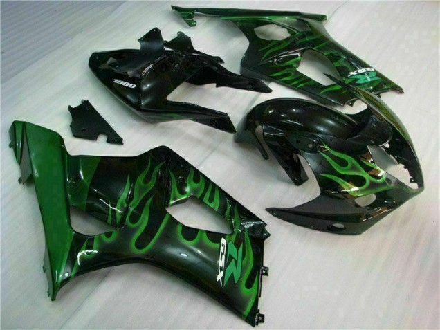 Carenado Moto Suzuki GSXR 1000 K3 2003-2004 - Verde Negro Carenado Moto Suzuki GSXR 1000 K3 2003-2004 - Verde Negro