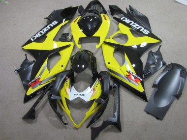 Carenado Moto Suzuki GSXR 1000 K5 2005-2006 - Negro Amarillo