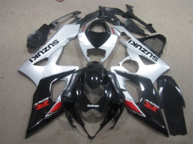 Carenado Moto Suzuki GSXR 1000 K5 2005-2006 - Negro Blanco