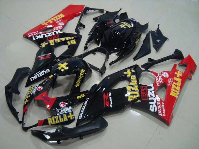 Carenado Moto Suzuki GSXR 1000 K5 2005-2006 - Negro Rojo Rizla Carenado Moto Suzuki GSXR 1000 K5 2005-2006 - Negro Rojo Rizla