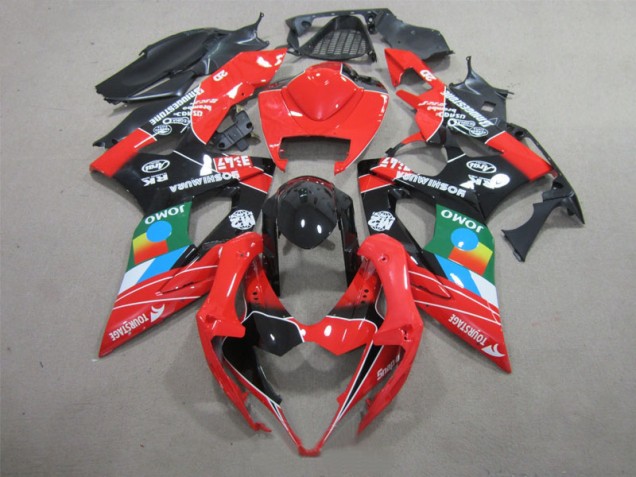Carenado Moto Suzuki GSXR 1000 K5 2005-2006 - Negro Rojo Verde Carenado Moto Suzuki GSXR 1000 K5 2005-2006 - Negro Rojo Verde