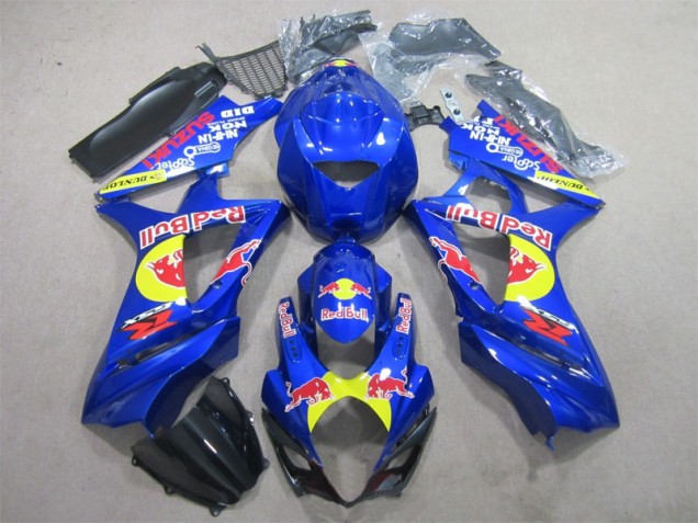 Carenado Moto Suzuki GSXR 1000 K7 2007-2008 - Azul Red Bull Carenado Moto Suzuki GSXR 1000 K7 2007-2008 - Azul Red Bull