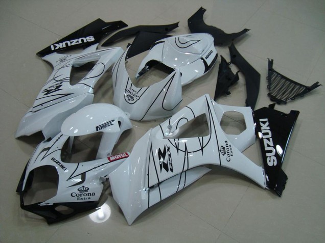 Carenado Moto Suzuki GSXR 1000 K7 2007-2008 - Blanco Corona Carenado Moto Suzuki GSXR 1000 K7 2007-2008 - Blanco Corona