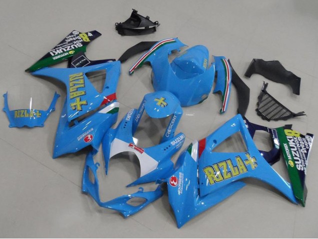 Carenado Moto Suzuki GSXR 1000 K7 2007-2008 - Claro Azul Rizla Carenado Moto Suzuki GSXR 1000 K7 2007-2008 - Claro Azul Rizla
