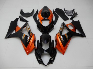 Carenado Moto Suzuki GSXR 1000 K7 2007-2008 - Naranja Negro