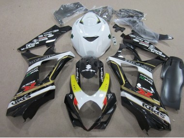 Carenado Moto Suzuki GSXR 1000 K7 2007-2008 - Negro Blanco