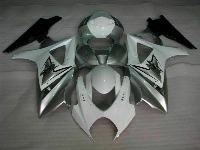 Carenado Moto Suzuki GSXR 1000 K7 2007-2008 - Plata Blanco Carenado Moto Suzuki GSXR 1000 K7 2007-2008 - Plata Blanco