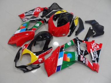 Carenado Moto Suzuki GSXR 1000 K7 2007-2008 - Rojo & Verde