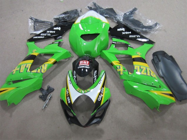 Carenado Moto Suzuki GSXR 1000 K7 2007-2008 - Verde Rizla Q8 Oils Carenado Moto Suzuki GSXR 1000 K7 2007-2008 - Verde Rizla Q8 Oils