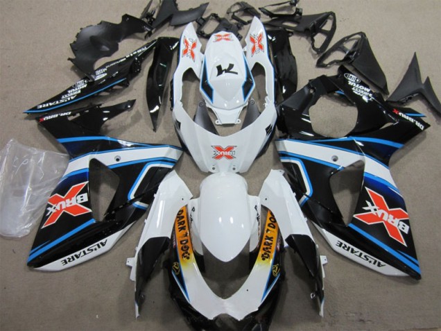 Carenado Moto Suzuki GSXR 1000 K9 2009-2016 - Blanco Azul Brux Oscuro Dog Carenado Moto Suzuki GSXR 1000 K9 2009-2016 - Blanco Azul Brux Oscuro Dog