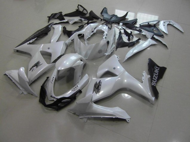 Carenado Moto Suzuki GSXR 1000 K9 2009-2016 - Blanco Perla & Negro Carenado Moto Suzuki GSXR 1000 K9 2009-2016 - Blanco Perla & Negro