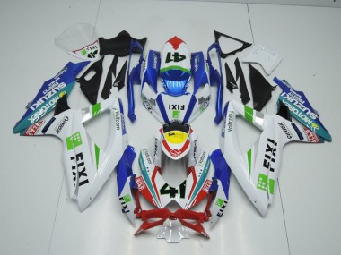 Carenado Moto Suzuki GSXR 1000 K9 2009-2016 - Fixi Claro Azul