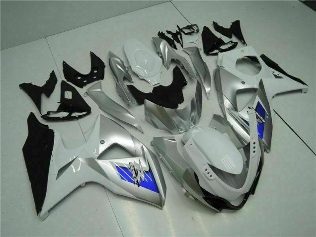 Carenado Moto Suzuki GSXR 1000 K9 2009-2016 - Plata Blanco Carenado Moto Suzuki GSXR 1000 K9 2009-2016 - Plata Blanco