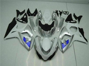 Carenado Moto Suzuki GSXR 1000 K9 2009-2016 - Plata Blanco
