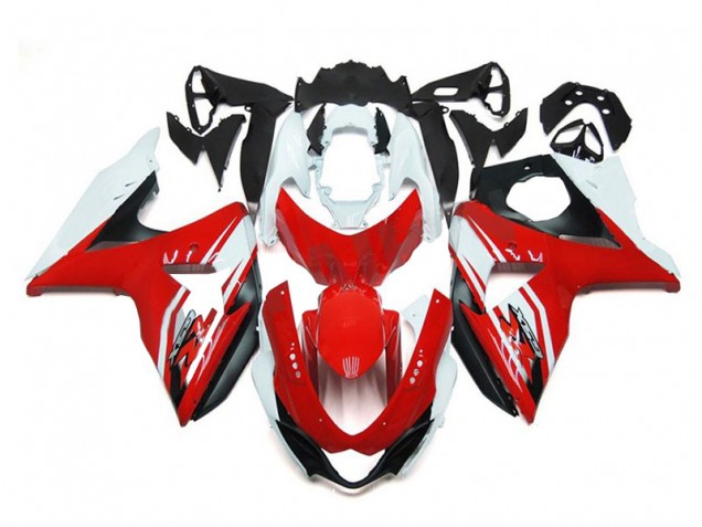 Carenado Moto Suzuki GSXR 1000 K9 2009-2016 - Rojo Blanco Negro Carenado Moto Suzuki GSXR 1000 K9 2009-2016 - Rojo Blanco Negro