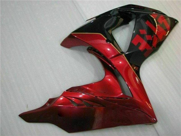 Carenado Moto Suzuki GSXR 1000 K9 2009-2016 - Rojo Llama Negro Carenado Moto Suzuki GSXR 1000 K9 2009-2016 - Rojo Llama Negro
