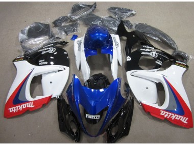 Carenado Moto Suzuki GSXR 1300 Hayabusa 2008-2019 - Blanco Azul Makita