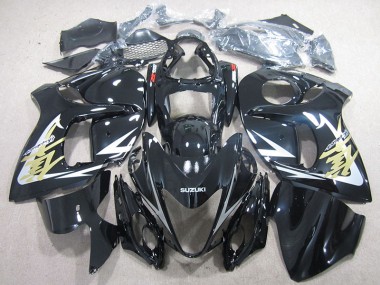 Carenado Moto Suzuki GSXR 1300 Hayabusa 2008-2019 - Negro Oro Calcomanías