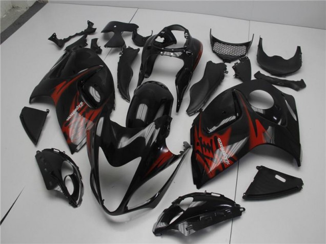 Carenado Moto Suzuki GSXR 1300 Hayabusa 2008-2019 - Negro Rojo