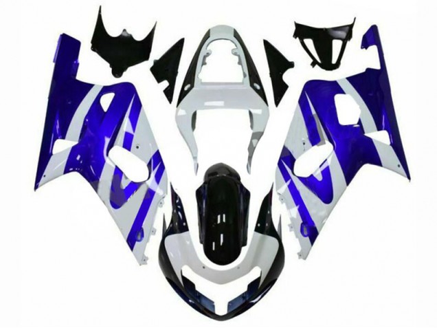 Carenado Moto Suzuki GSXR 600 / 750 K1 K2 K3 2001-2003 - Azul Blanco Carenado Moto Suzuki GSXR 600 / 750 K1 K2 K3 2001-2003 - Azul Blanco