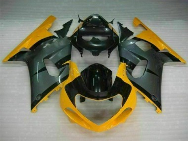 Carenado Moto Suzuki GSXR 600 / 750 K1 K2 K3 2001-2003 - Negro Amarillo