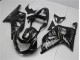Carenado Moto Suzuki GSXR 600 / 750 K1 K2 K3 2001-2003 - Negro Blanco Llama Carenado Moto Suzuki GSXR 600 / 750 K1 K2 K3 2001-2003 - Negro Blanco Llama