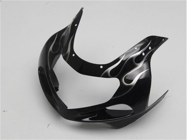 Carenado Moto Suzuki GSXR 600 / 750 K1 K2 K3 2001-2003 - Negro Blanco Llama Carenado Moto Suzuki GSXR 600 / 750 K1 K2 K3 2001-2003 - Negro Blanco Llama