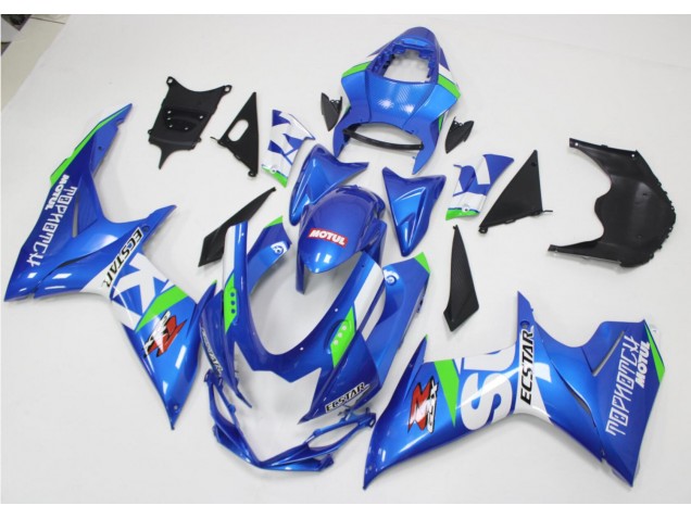 Carenado Moto Suzuki GSXR 600 / 750 K11 2011-2021 - Azul Blanco Verde Carenado Moto Suzuki GSXR 600 / 750 K11 2011-2021 - Azul Blanco Verde
