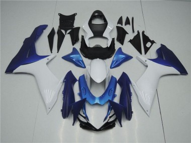 Carenado Moto Suzuki GSXR 600 / 750 K11 2011-2021 - Blanco Azul