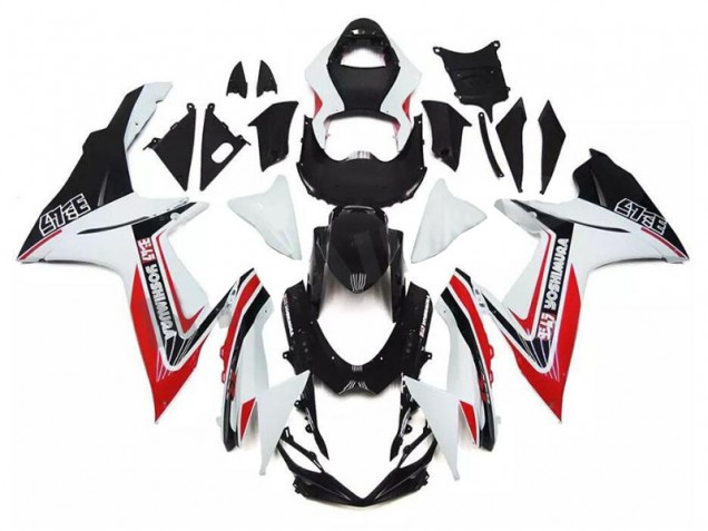Carenado Moto Suzuki GSXR 600 / 750 K11 2011-2021 - Blanco Rojo Negro Carenado Moto Suzuki GSXR 600 / 750 K11 2011-2021 - Blanco Rojo Negro