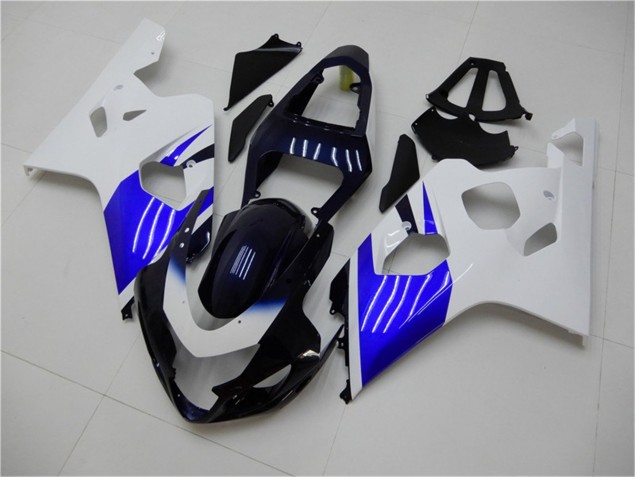 Carenado Moto Suzuki GSXR 600 / 750 K4 2004-2005 - Blanco Azul Carenado Moto Suzuki GSXR 600 / 750 K4 2004-2005 - Blanco Azul