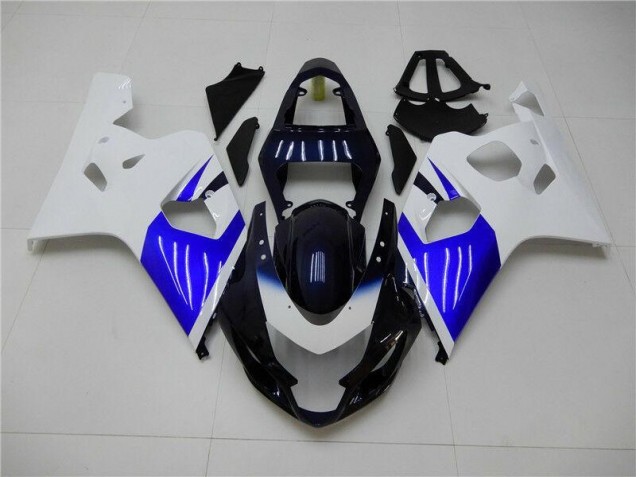 Carenado Moto Suzuki GSXR 600 / 750 K4 2004-2005 - Blanco Azul Carenado Moto Suzuki GSXR 600 / 750 K4 2004-2005 - Blanco Azul