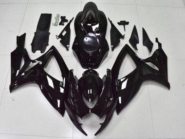 Carenado Moto Suzuki GSXR 600 / 750 K6 2006-2007 - Brillante Negro