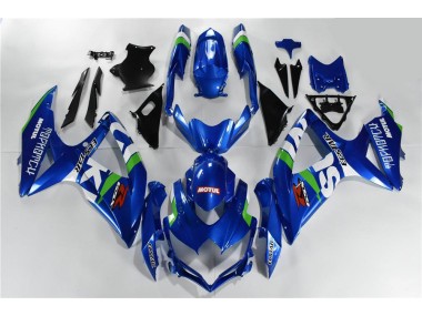 Carenado Moto Suzuki GSXR 600 / 750 K8 2008-2010 - Azul Blanco Verde
