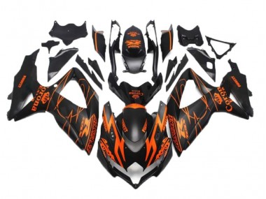 Carenado Moto Suzuki GSXR 600 / 750 K8 2008-2010 - Negro Naranja