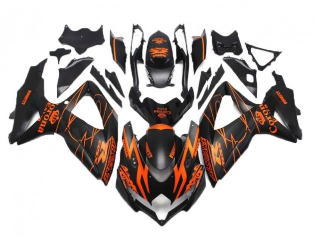Carenado Moto Suzuki GSXR 600 / 750 K8 2008-2010 - Negro Naranja Carenado Moto Suzuki GSXR 600 / 750 K8 2008-2010 - Negro Naranja
