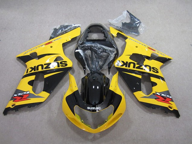 Carenado Moto Suzuki GSXR 600 K1 K2 K3 2001-2003 - Amarillo Negro Carenado Moto Suzuki GSXR 600 K1 K2 K3 2001-2003 - Amarillo Negro