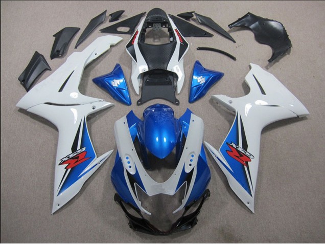 Carenado Moto Suzuki GSXR 600 K11 2011-2021 - Blanco Azul Carenado Moto Suzuki GSXR 600 K11 2011-2021 - Blanco Azul