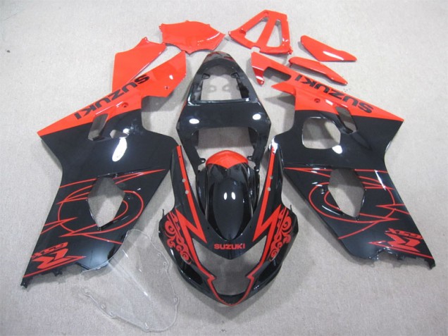 Carenado Moto Suzuki GSXR 600 K4 2004-2005 - Negro Rojo Carenado Moto Suzuki GSXR 600 K4 2004-2005 - Negro Rojo