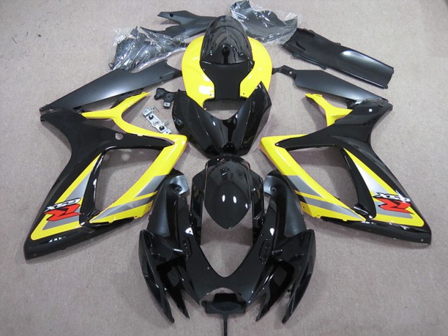 Carenado Moto Suzuki GSXR 600 K6 2006-2007 - Negro Amarillo Carenado Moto Suzuki GSXR 600 K6 2006-2007 - Negro Amarillo