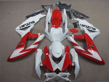 Carenado Moto Suzuki GSXR 600 K8 2008-2010 - Blanco Rojo