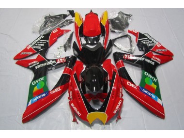 Carenado Moto Suzuki GSXR 600 K8 2008-2010 - Rojo Negro Jomo